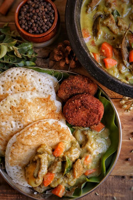 Traditional Appam with Stew dish from Kerala, India — Authentic recipe from Eat By State
