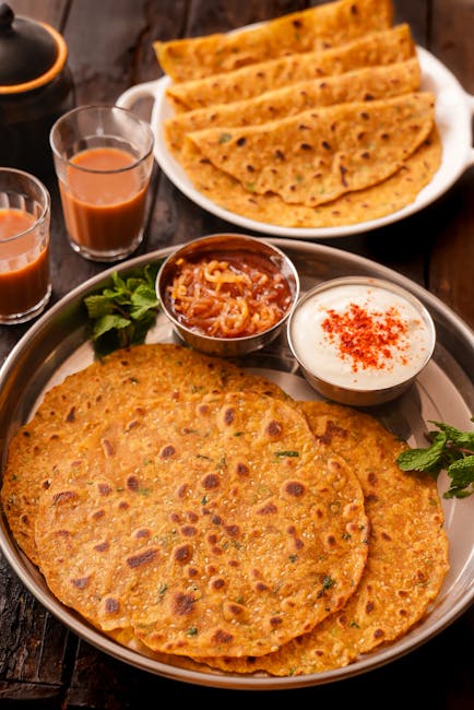 Traditional Besan Masala Roti dish from Haryana, India — Authentic recipe from Eat By State