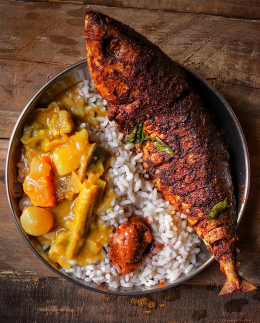 Traditional Fish Curry Rice dish from Goa, India — Authentic recipe from Eat By State