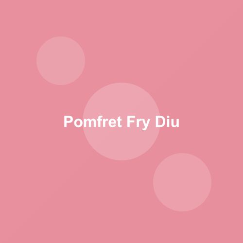 Traditional Pomfret Fry dish from Dadra and Nagar Haveli and Daman and Diu, India — Authentic recipe from Eat By State