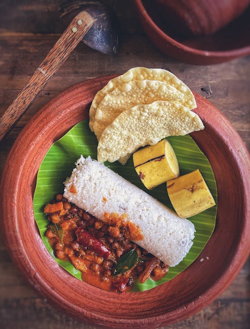 Traditional Puttu and Kadala Curry dish from Kerala, India — Authentic recipe from Eat By State